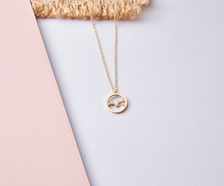 星座項鍊♥金牛座1入