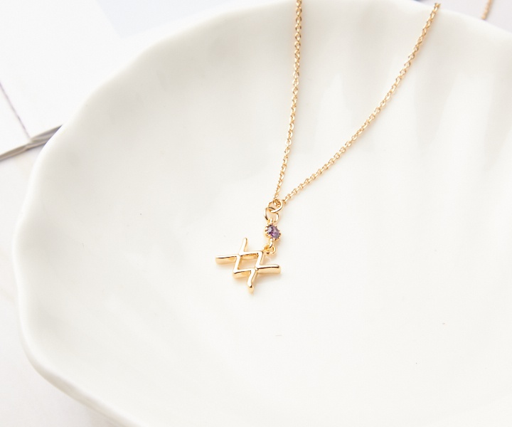 水瓶星座項鍊♥1入