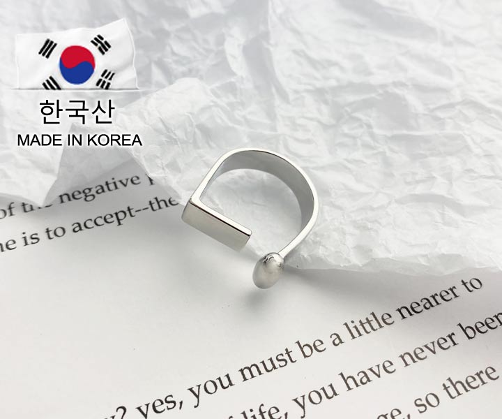D小調戒指-銀1入