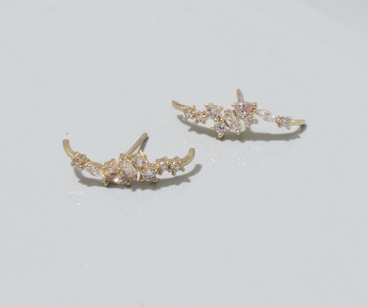Alternative view of 遇見光昂耳環-1對