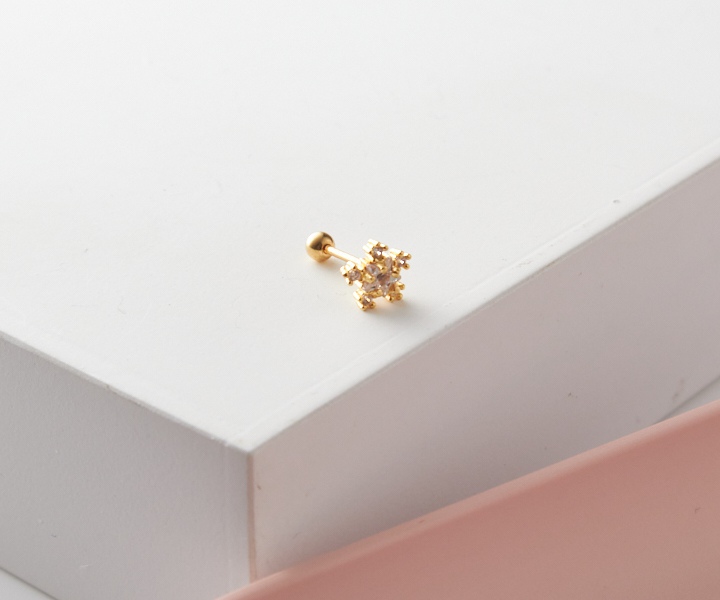 Alternative view of 雪片飄落鎖珠o金2個