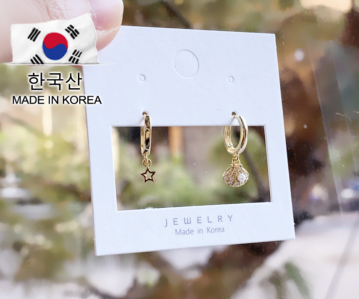 KOREA限量C圈小耳環-1對
