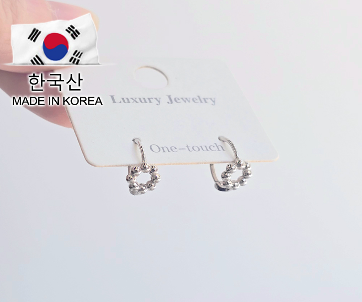 KOREA原裝C圈耳環-1對