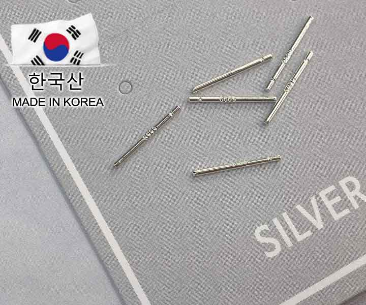 S999千足銀-穿洞保養耳針6入